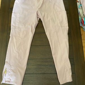 Jaanuu Moto Zip Ankle Scrub Pants